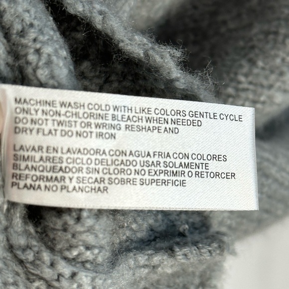 INC Long Sleeve Crew Neck Bead Accent Sweater - Grey - size XL - Picture 9 of 9